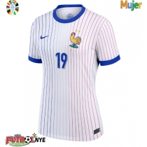 Camiseta Francia Youssouf Fofana #19 Visitante Equipación para mujer Eurocopa 2024 manga corta